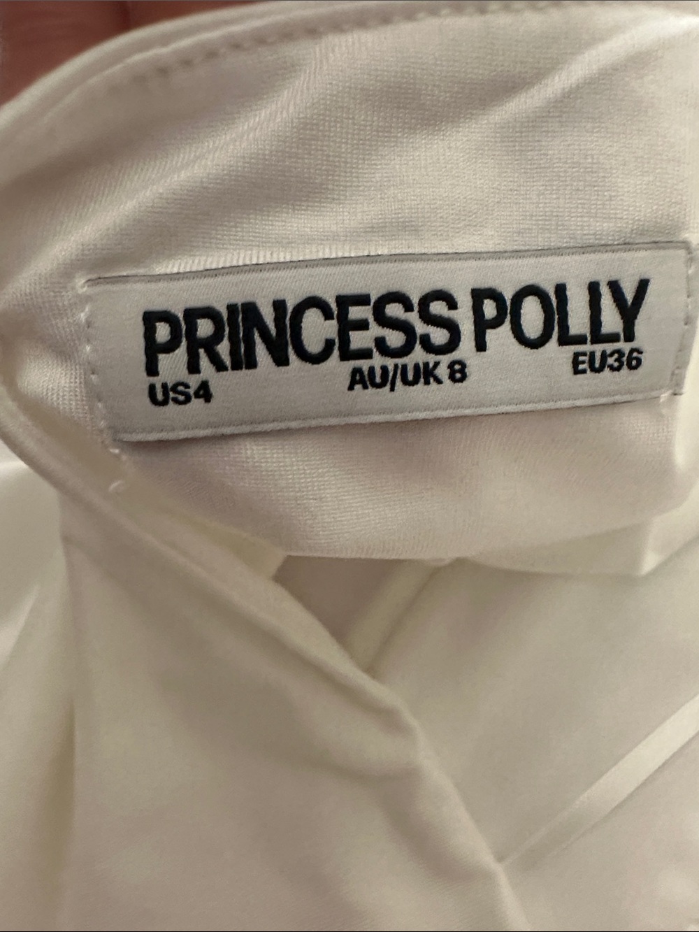 Princess Polly white Halter top - Picture 4 of 4